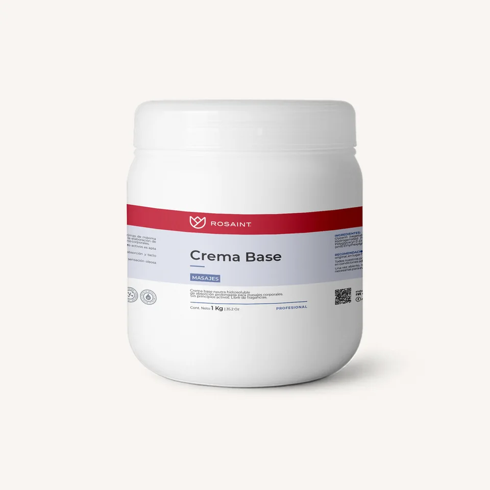 Crema Base para Masajes, presentación 1 kg